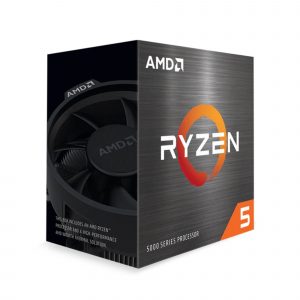 Procesador AMD Ryzen™ 5 5600X, AM4, 6 Core, 12 Threads, 3.7 GHz, Wraith Stealth