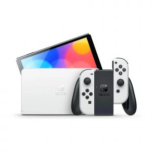 Nintendo Switch OLED 64GB, Control Joy-Con Blanco y Negro