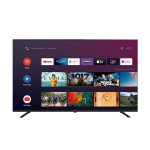 Televisión de 50” Ghia G50ATV22, 4K Ultra HD, Smart Android TV, Negro