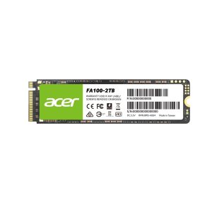 Unidad de Estado Sólido Acer FA100 de 2 TB, M2 2280, NVMe PCIe Gen 3X4, 3300/2700 MB/s
