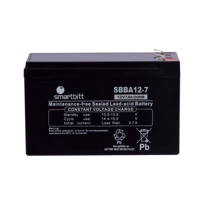 Batería de 12V-7AH, de reemplazo para Nobreak, sellada, libre de mantenimiento, Smartbitt SBBA12-7