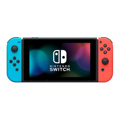 Nintendo Switch 32GB, Control Joy-Con Rojo y Azul Neón