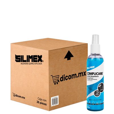 Loción limpiadora, Silimex Compucare, 250 ML, caja con 28 piezas