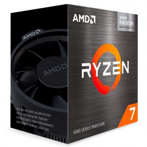 Procesador AMD Ryzen™ 7 5800X, AM4, 8 Core, 16 Threads, 3.8 GHz