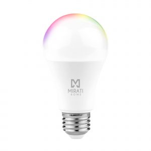 Foco Smart LED de 9 W, Mirati Home MFC2, Luz RGB, 2.4 GHz, compatible con Alexa y Google Assistant
