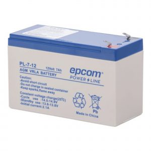 Batería Epcom de 12V-7AH, de reemplazo para Nobreak