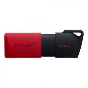 Memoria USB de 128 GB, Kingston DataTraveler Exodia M, USB 3.2 Gen 1, Negro con Rojo