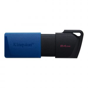 Memoria USB de 64 GB, Kingston DataTraveler Exodia M, USB 3.2 Gen 1, Negro con Azul