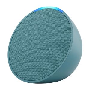 Amazon Echo Pop con asistente virtual Alexa, Verde azulado
